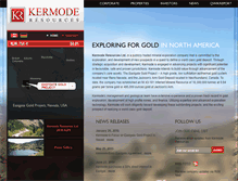 Tablet Screenshot of kermode.com